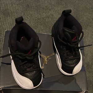 Jordan Kids Sneakers in Black, White, and Red